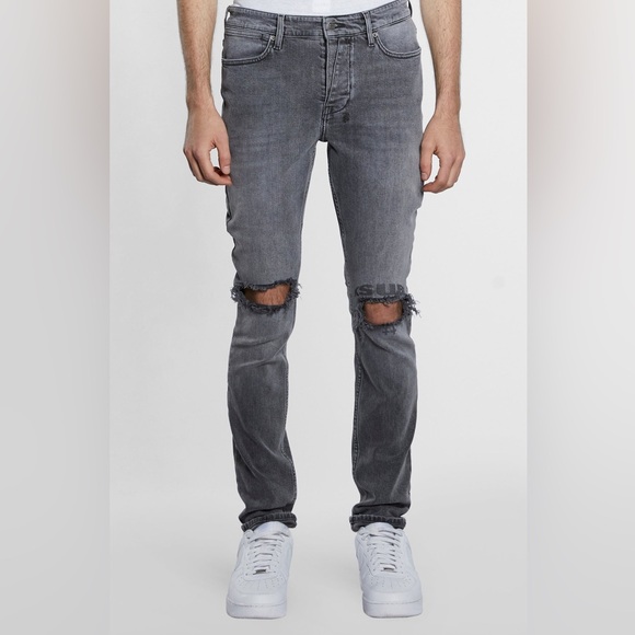 Ksubi Other - Ksubi Van Winkle Distressed Skinny Jeans Black Men’s Size 34